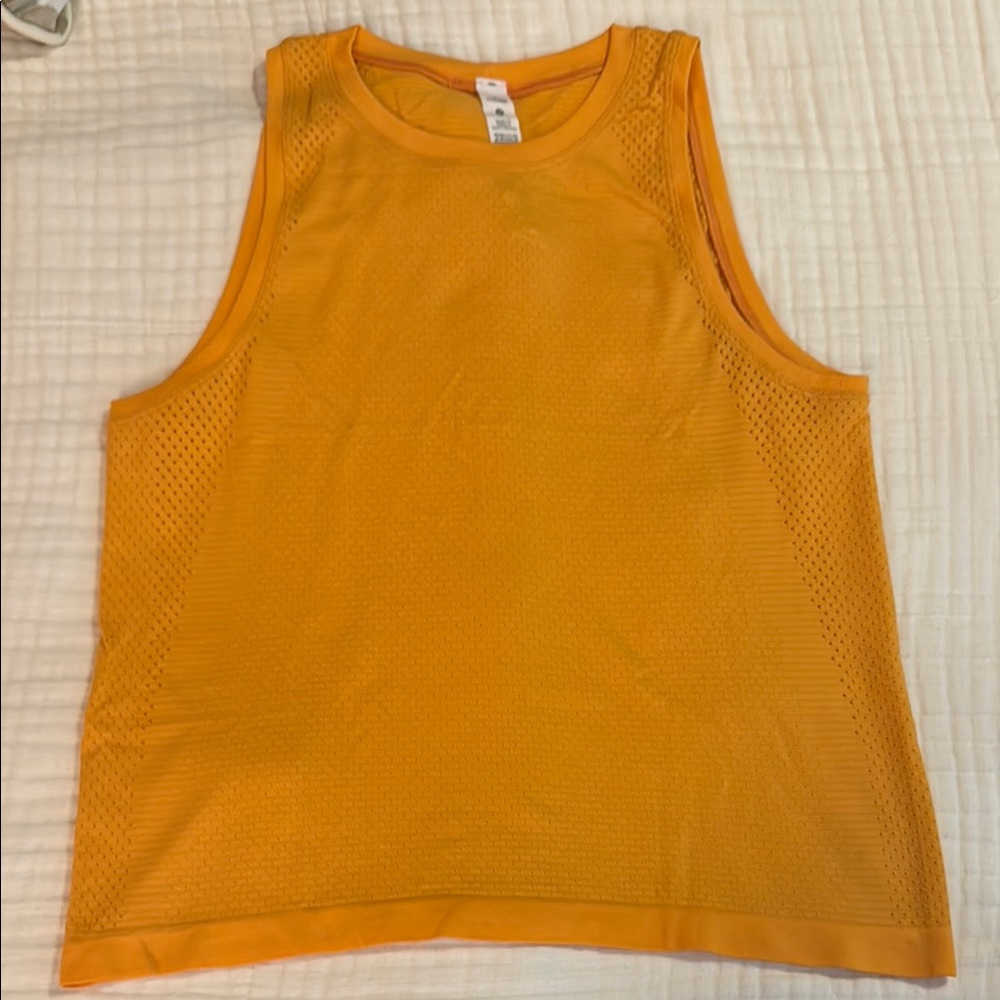 NWOT Lululemon Train To Be Tank Mango Dream 6